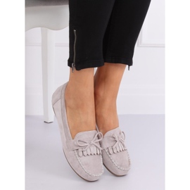 Gris Mocasines de mujer Classic 77-202 Gris 3
