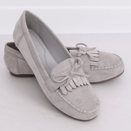 Gris Mocasines de mujer Classic 77-202 Gris 4