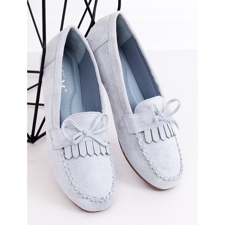 Mocasines mujer classic blue 77-202 Blue azul 1
