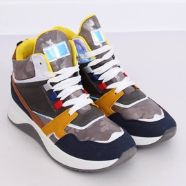 Zapatillas altas D20-2 Gris multicolor 4