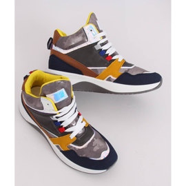 Zapatillas altas D20-2 Gris multicolor 3
