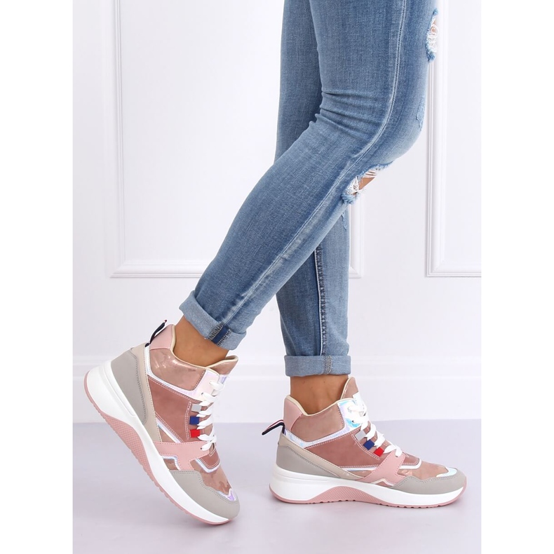 Zapatillas altas D20-2 Pink multicolor 1 Zapatillas altas D20-2 Pink multicolor 1