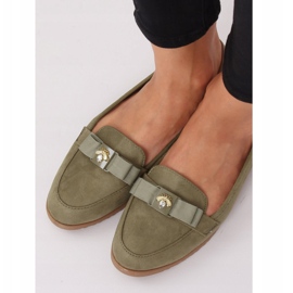 Verde Mocasines de mujer W-177 Verde 5