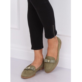Verde Mocasines de mujer W-177 Verde 4