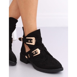 Botas negras con corte ZE01P Black negro 2 Botas negras con corte ZE01P Black negro 2