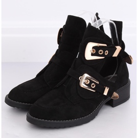 Botas negras con corte ZE01P Black negro 5