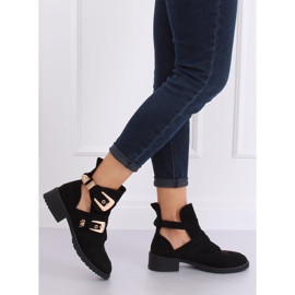 Botas negras con corte ZE01P Black negro 1 Botas negras con corte ZE01P Black negro 1