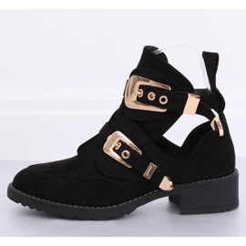 Botas negras con corte ZE01P Black negro 4
