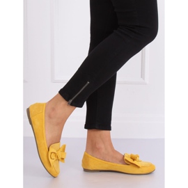 Mocasines con lazo miel B2028 Amarillo 2