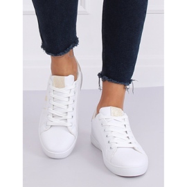 Zapatillas de mujer blancas K-388 WHITE / GOLD blanco 1