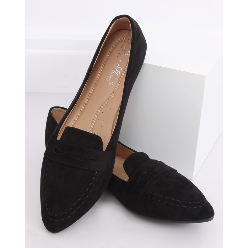 Negro Mocasines de mujer CH-1M6 Negro 1