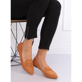 Mocasines de mujer camel CH-1M6 Camel marrón 3