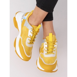 Zapatillas deportivas amarillas para mujer C-3127 Yellow amarillo 2 Zapatillas deportivas amarillas para mujer C-3127 Yellow amarillo 2
