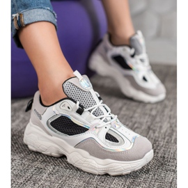 SHELOVET Zapatillas con malla multicolor 2 SHELOVET Zapatillas con malla multicolor 2