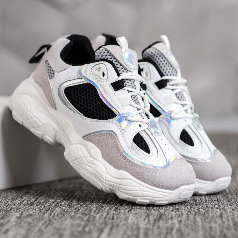 SHELOVET Zapatillas con malla multicolor 1