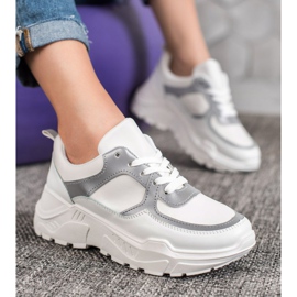 SHELOVET Zapatillas clásicas blancas blanco 2