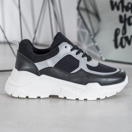 SHELOVET Zapatillas clásicas negras negro 5