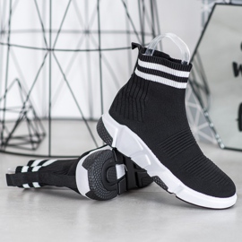 SHELOVET Zapatos sin cordones con correas negro 3