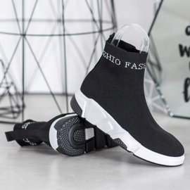 SHELOVET Zapatos sin cordones de moda negro 3