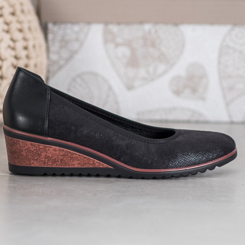 Bailarinas elegantes VINCEZA negro 1