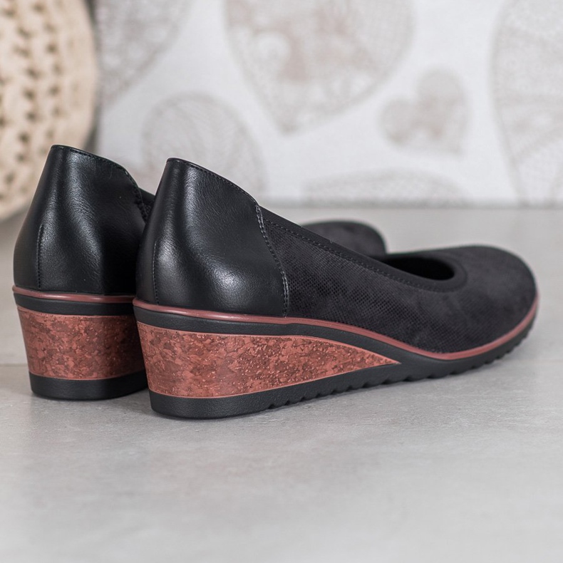 Bailarinas elegantes VINCEZA negro 2