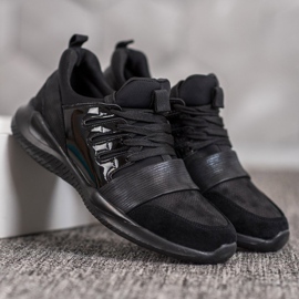 SHELOVET Zapatos deportivos negros de moda 2