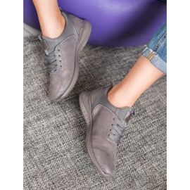 SHELOVET Zapatos deportivos con estilo gris 3