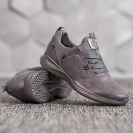 SHELOVET Zapatos deportivos con estilo gris 5