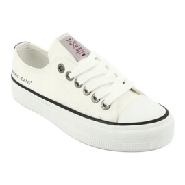 Cross Jeans Classic Sneakers Biaded White FF2R4010C blanco 1 Cross Jeans Classic Sneakers Biaded White FF2R4010C blanco 1
