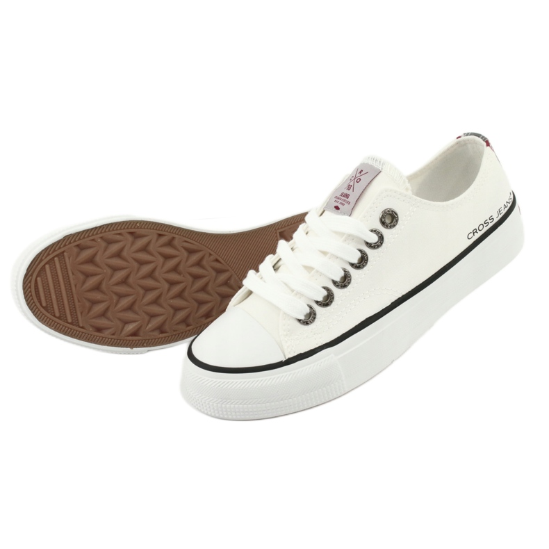 Cross Jeans Classic Sneakers Biaded White FF2R4010C blanco 4 Cross Jeans Classic Sneakers Biaded White FF2R4010C blanco 4