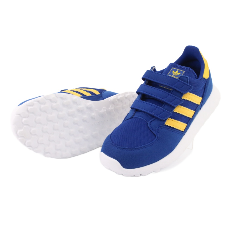 Adidas Originals Forest Grove Cf Jr CG6804 azul amarillo 4