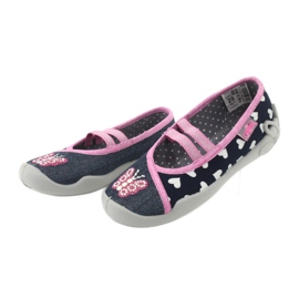 Calzado infantil befado 116X268 azul marino rosado 4