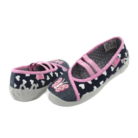 Calzado infantil befado 116X268 azul marino rosado 5