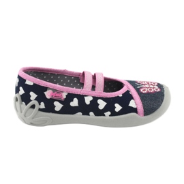 Calzado infantil befado 116X268 azul marino rosado 1