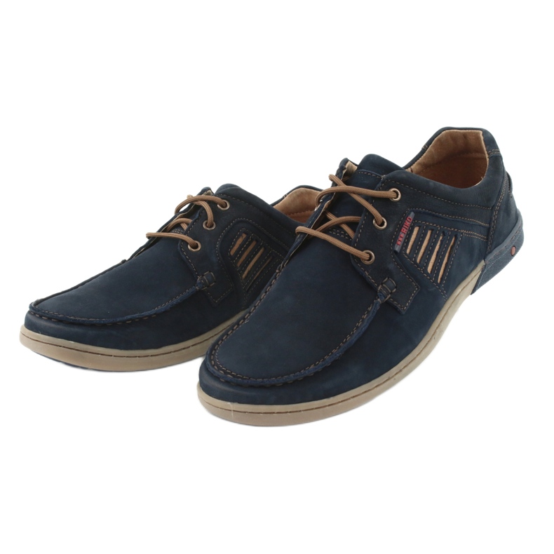 Riko 908 Zapatos de hombres azul marino para hombres 3