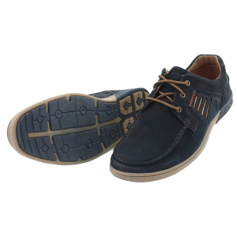 Riko 908 Zapatos de hombres azul marino para hombres 5