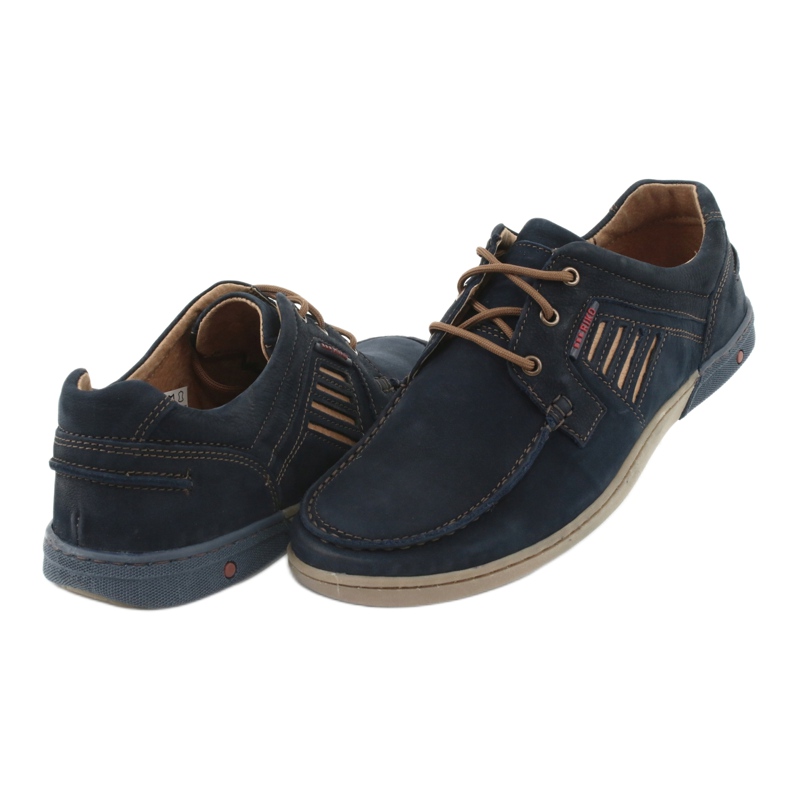 Riko 908 Zapatos de hombres azul marino para hombres 4