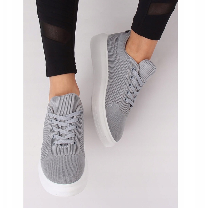 Zapatillas gris mujer gris LV82P Grey 2