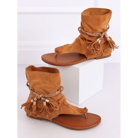 Camel SL1011 Chanclas camel marrón 2