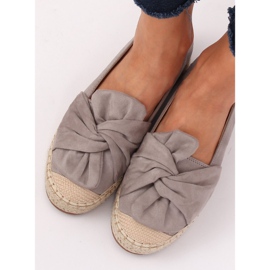 Alpargatas grises para mujer LL-219P Gris 3
