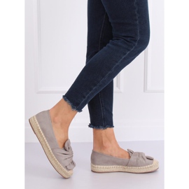Alpargatas grises para mujer LL-219P Gris 2