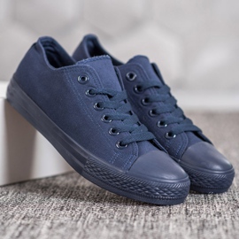 SHELOVET Deportivas Textil Azul Marino 3