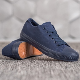 SHELOVET Deportivas Textil Azul Marino 4