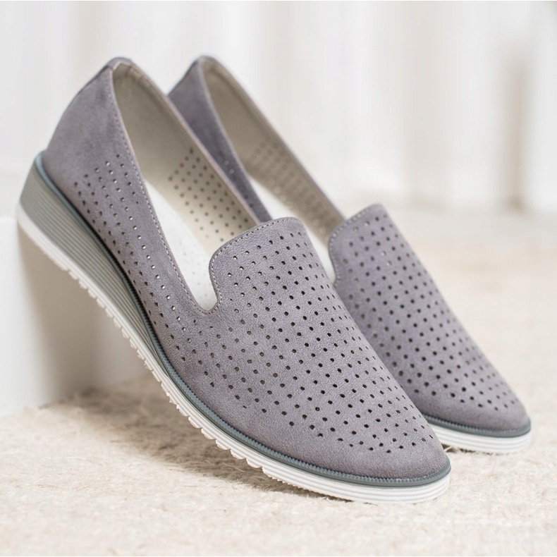 Goodin Señores calados ligeros gris 2