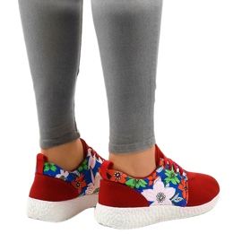 Deportivas rojas 623 rojo multicolor 3