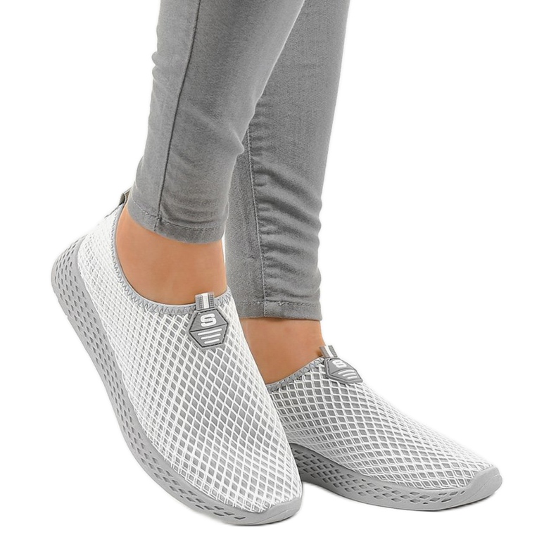 Zapatillas deportivas de mujer gris SJ1890-2 2