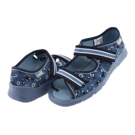 Calzado infantil befado 969Y141 blanco azul marino azul 4