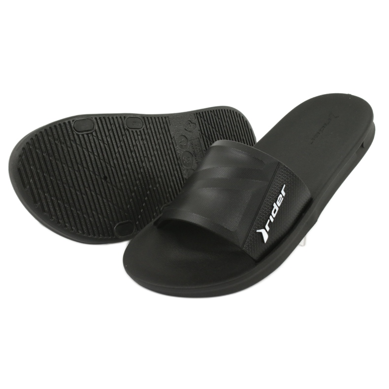 Zapatillas de piscina Rider 11578 negras negro 3