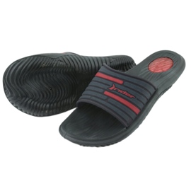 Zapatillas de piscina para hombre Rider 82735 azul marino / rojo 3