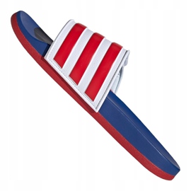 Zapatillas Adidas Adilette Comfort Adj M EG1346 blanco rojo azul 3
